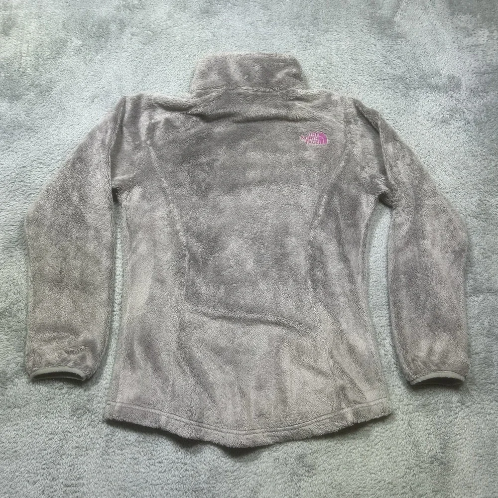 The North Face Jacket Girls XL (18) Grary Pink Osito Fleece Fuzzy Hiking Outdoor